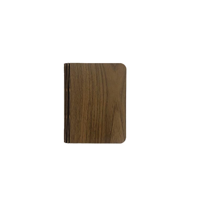 Modern Wooden Foldable Book Lamp With Handcrafted Design For Bedroom Nightlight And Gift