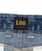 Lee Women Cargo Denim Mini Skirt Indigo Medium