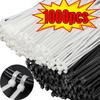 100-500 tk Kinnituskriimustus Kaablikinnitus Nailonist Kinnituskaelus Kaabliside Kaabel Velcro Ise Lukustuvad Nailonist Kaablisidemed Kinnitus
