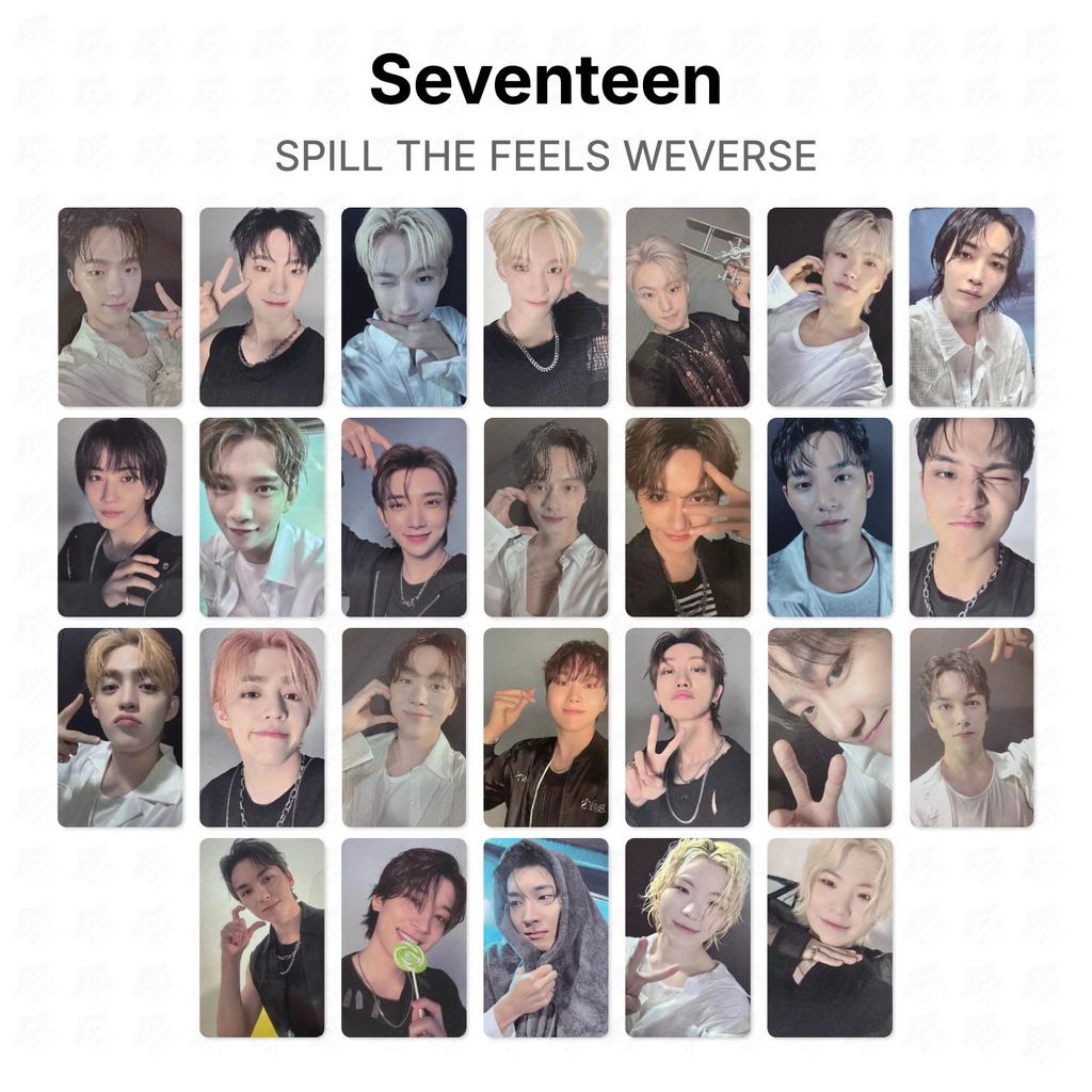 Seventeen SPILL THE FEELS WEVERSE Official Photocard