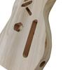 Unfertiger Gitarrenkörper Poliertes Holzart, DIY, T-Stil Gitarrenzubehör