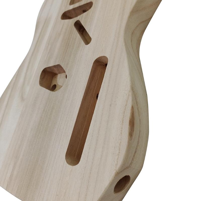 Unfertiger Gitarrenkörper Poliertes Holzart, DIY, T-Stil Gitarrenzubehör