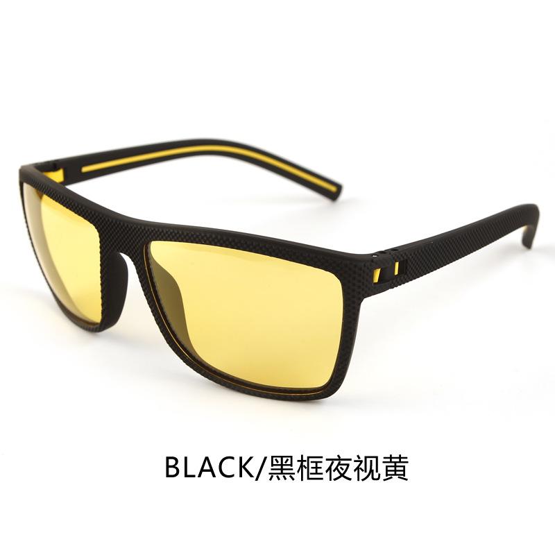 Fashion Square Sunglasses for Men UV Protection Anti Glare Large Frame Sun Glasses Lentes De Sol Hombre
