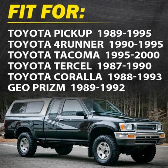 ForToyota Ide Interior Door Right Handle Left Set Pickup Black Tacoma 4Runner