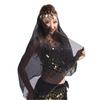 Belly Dance Headwear Women's Chiffon Coins Headband Scarf Headpiece Dance Costume