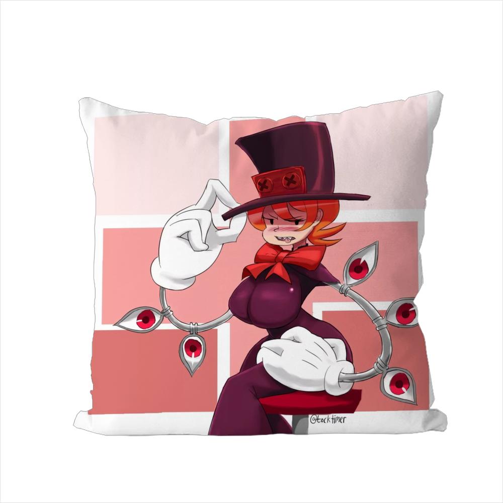 Skullgirls Pillow Case For Car Sofa Decorative Home Doublesided Print Plush Square Throw Pillow Cushion Cover