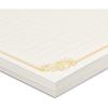 Paper Junkie Letter Paper & Envelopes Set - 60 Sheets (7.2 x 10.2 In) & 30 Ivory Envelopes (4 x 7.7 in), Gold Border, 100 GSM - Vintage Lined