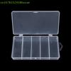 5 Compartments Fishing Tackle Box Storage Case for Fly Fishing Lures Spoons Hooks Bait Organizer Fishing Accessories Tools Case