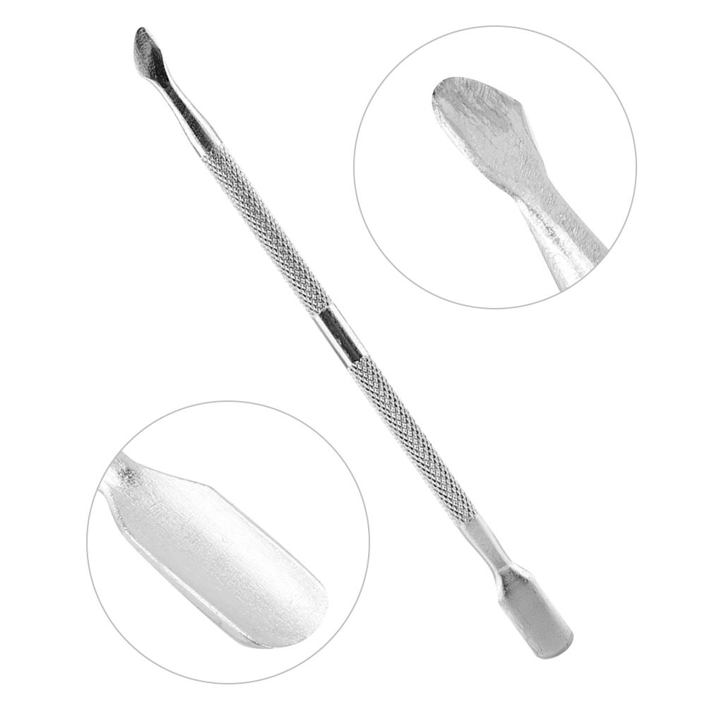 Stainless Steel Nail Cuticle Spoon Pusher Remover Cutter Nipper Clipper Kit New