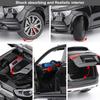 Auto giocattolo in lega pressofusa Benz GLE 350 in scala 1/24 con suono e luce, modello da collezione Pull Back, regalo per bambini