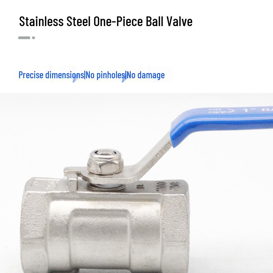 1-Inch 304 Stainless Steel Ball Valve Q11F-16P - Internal Thread Switch, 1P Type, 4 Points