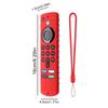 Silicone Remote Control Cover for fire TV Stick 4K Controller Anti-drop Dustproof Tv Remote Case Shell with Lanyard