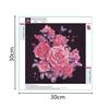 DIY Rose Butterfly Stitch Color Flower Needlework 5D Resin Diamonds Embroidery Painting Picture