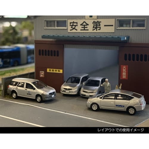 TOMYTEC The Car Collection Car Collection Basic Set (Select) Business Car Silver Diorama Supplies