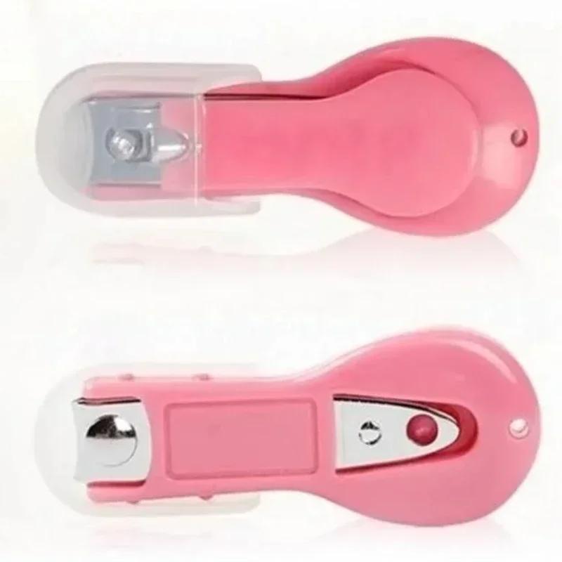 Children's Dedicated Anti Pinch Lever Nail Clippers Baby Nail Clippers Candy Color New Safety Professional Baby Nail Clippers