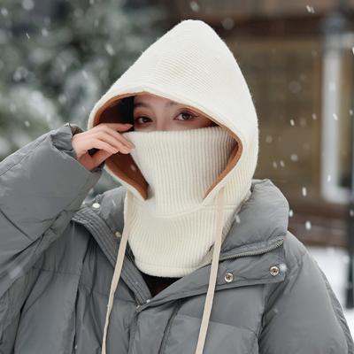 Cappello Sciarpa Un pezzo Due pezzi Caldo Cappello Funzionale Versatile Autunno e Inverno Nuovo Cappello Antivento e Freddo Teste Uomo e Donna
