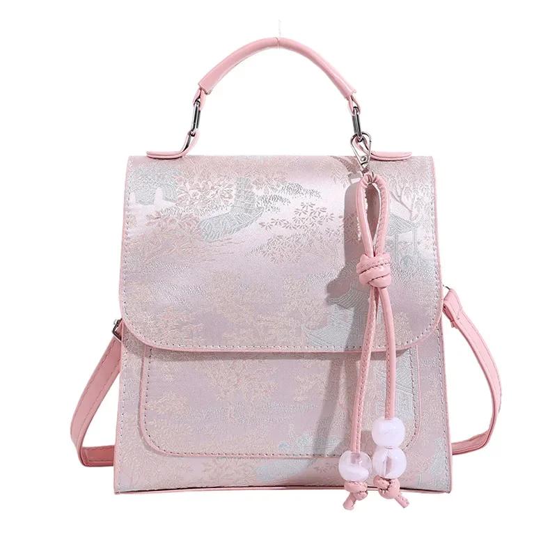 

Вишитий рюкзак у китайському стилі з новою розкішною універсальною сумкою на одне плече в китайському стилі