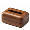Desk Decor Walnut Tissue Box Versatile Tissue Box For Home Home Decor Solid Walnut Construction Natural Wood Grain