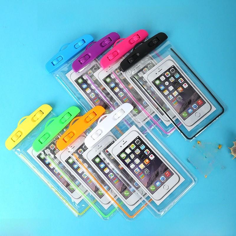 Waterproof Phone Luminous Case Mobile Bag For Iphone Huawei Xiaomi Samsung Redmi