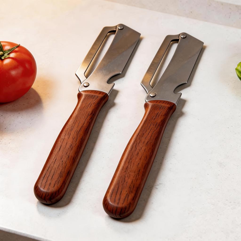 2pcs Kitchen Grater Peeler Multifunctional Vegetable And Fruit Grater Stainless Steel Blade Efficient Processing Home Kitchen Cooking