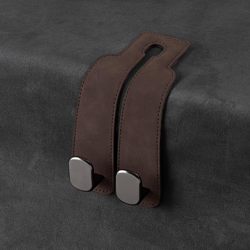 1Pc Car Hook Car Seat Backrest Upgrade Hidden Double Hook ABS Rear Seat Car Bag Storage Hook
