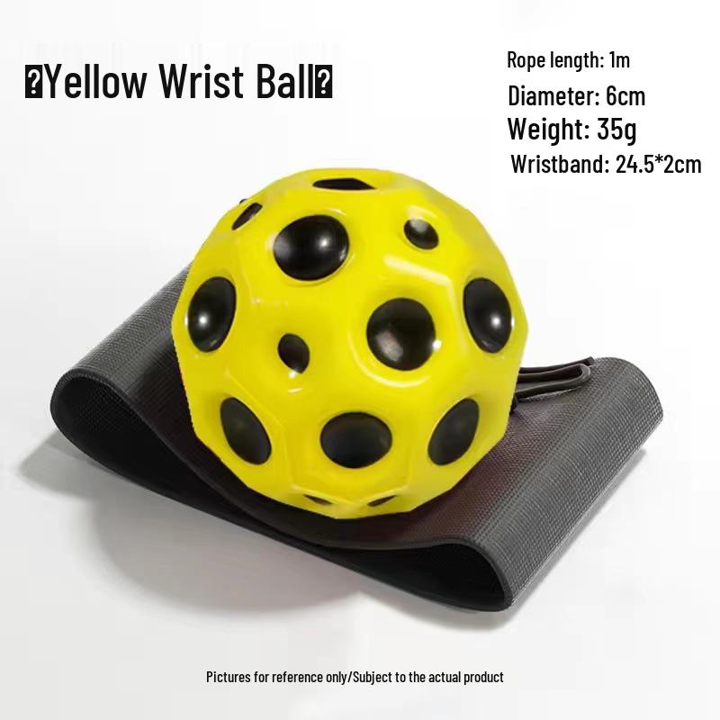 Moonstone Elastic Wrist Ball - PU Foam Reaction Exercise Toy