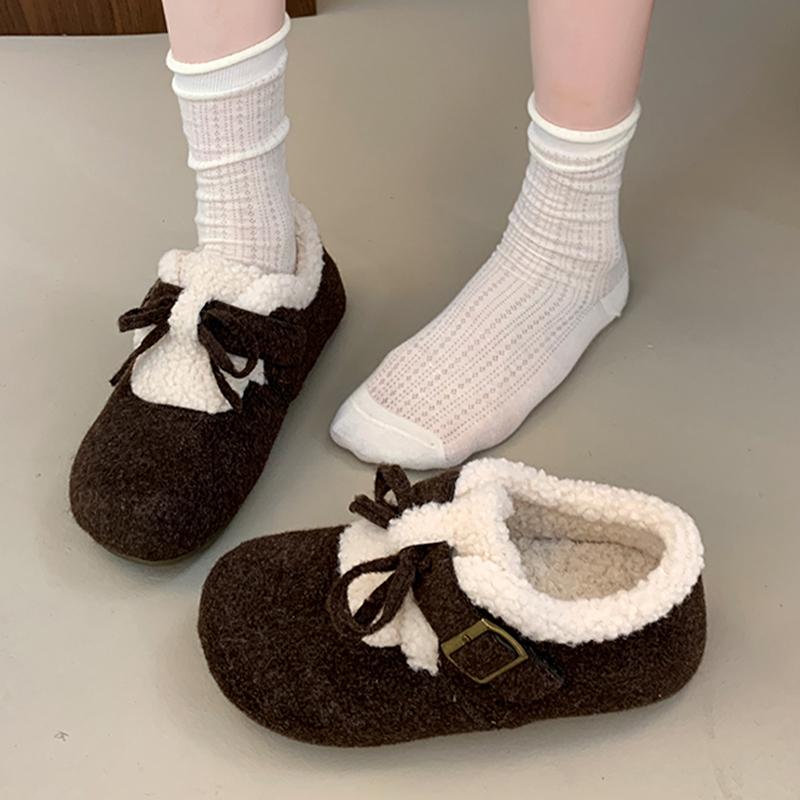 Fashion Flats Women Boots Short Plush Warm Shoes Woman Sneaker Winter 2025 New Casual Snow Boots Fashion Walking Sport Mjer Zapatillas