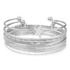 Bohemian-Style 12-Piece Multi-Layer Alloy Bracelet Set for Women