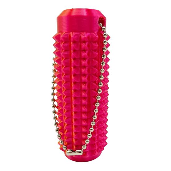 Spiky Grippie Stim Fidget Toy with Bead Chain Stress Relief Teens Adults Mini Pocket 3D Printed Pain Stimming Tool