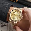Men Business Watch Luxury Alloy Strap 3 Hand Minimalist Metal Male Dress Quartz Watch Fashion Jewelry Birthday Gift