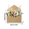 5pcs Arrangements Floral Boxes Valentine's Day Envelope Gift Box Folding Paper Wrapping Bag Florist Bouquet Envelope Boxes