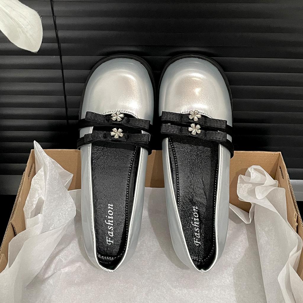 White French Retro Light Mouth Thick Heel Single Shoes Women's Summer 2025 New Model with Skirt Height Increase One Pedal Mary Jane Shoes