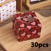 30 pezzi Scatole Regalo con Finestra a Forma di Cuore Scatole per Dolcetti di Carta Scatole per Confezioni Regalo a Cuore d'Amore Scatola per Imballaggio per Decorazioni Matrimoni Forniture per Feste di Compleanno