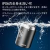 KONKA Electric Mini Rotary 3 Inner USB IPX6 Prevents Misuse and Perfect for or Keeping in the Car Ultra-Compact Shaver, Type, Blades, Cordless,