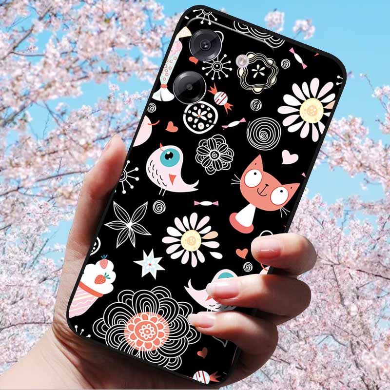 For Xiaomi Poco M7 Pro 5G 6.67"Cases Bumper Silicone TPU Fashion Back Cover Cases For Poco M7 Pro 5G Protective TPU Coque M7Pro