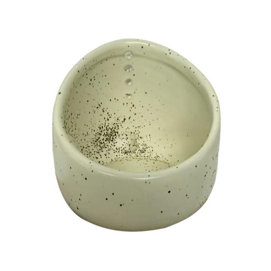 Ciotola Spogliaerbe per Erbe in Ceramica Tazza Spelafoglie per Erbe Fatta a Mano con Diverse Dimensioni di Fori Rotondi Strumenti Efficienti per Rimuovere le Foglie