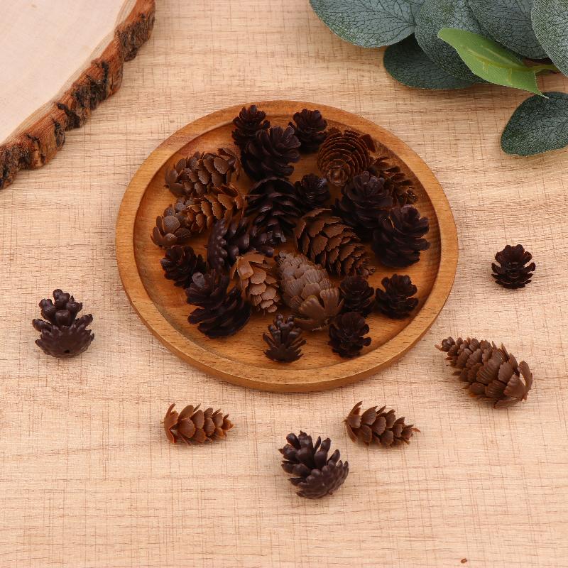 100 Pcs Artificial Plants Fake Pine Cone Christmas For Festival Wedding Party Home Gift Navidad