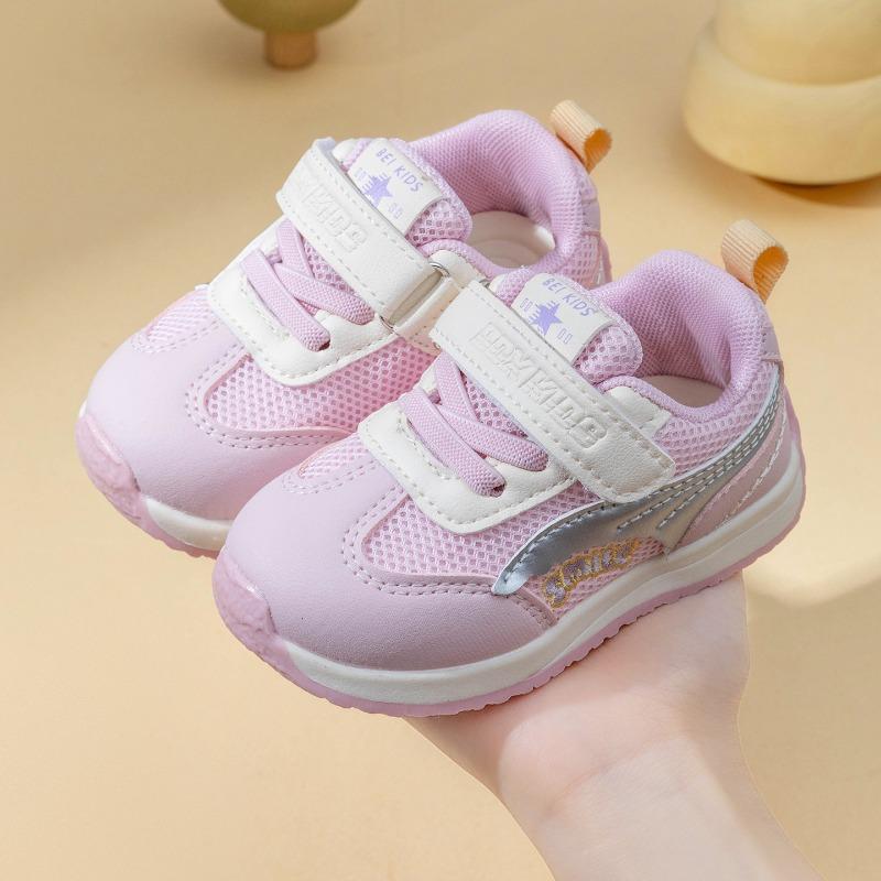 Infant Toddler Shoes Spring New Boys Mesh Running Shoes Non-slip Soft Sole Girls Sports Shoes