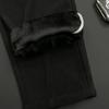 Winter new high-luxury European cotton lint twill thickened and piled cold-resistant, windproof and warm casual pants straight-leg pants