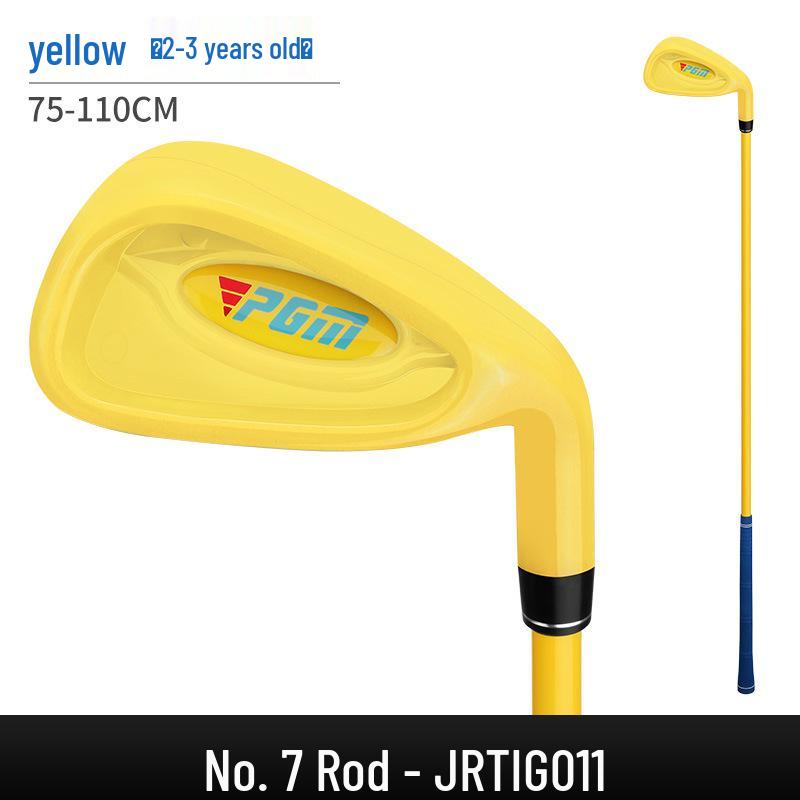 PGM Kids' Plastic Golf Club No. 7 - Beginner Practice Golf Equipment for Boys & Girls