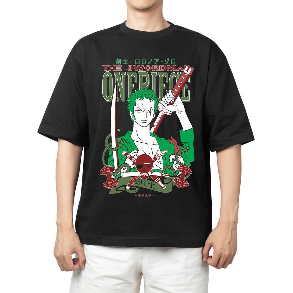 2026 New One Piece The Swordsman Katana Printed Short Sleeve T-shirt Men's and Women's T-shirt Men's Tops Sport T-shirt Harajuku
