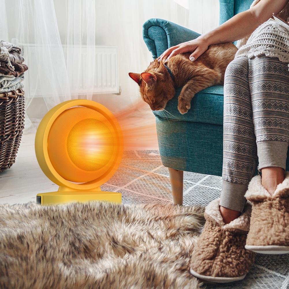 380W Electric Heater Desktop Heating Machine Quick Heat Warm Portable Heater Warmer Machine Household Fan Heater Fast Heating