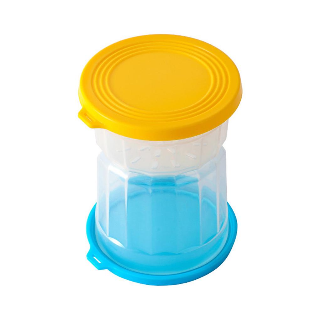 Leakproof Glass Olive Container With Hourglass Designs Refrigerator Safe Pickling Jar With Detachable Strainer