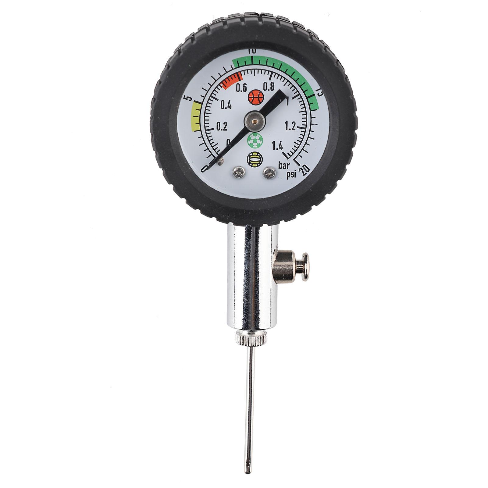 

Stainless Steel Air Pressure Gauge Barometer Tool for Basketball Football Volleyball
