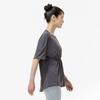 Mizuno Stretch Smooth Sports India Gray Women's T-Shirt, 32MAC870,