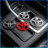1Pcs Car Steering Wheel Badge Decal Auto Styling Car Decoration Sticker For Toyota C-hr Prado Rav4 Yaris Hilux Prius Avensis Corolla Camry