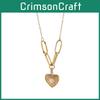 Trendy Multi-layer Heart Shaped Necklace For Women Elegant Fashion Jewelry Accessory