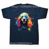Funny Pop Art Colorful Poodle Dog Lovers Mothers Day Graphic Tshirts Men Casual Tshirt 100 Cotton Loose Oversized T Shirt