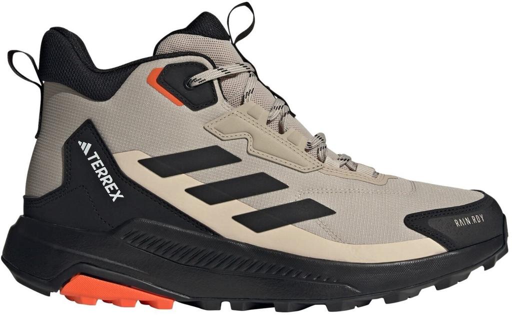 Adidas Terrex Anylander Mid Rain.Rdy Hiking Shoes (IH3554) Wonder Beige/core Black/semi Impact Orange