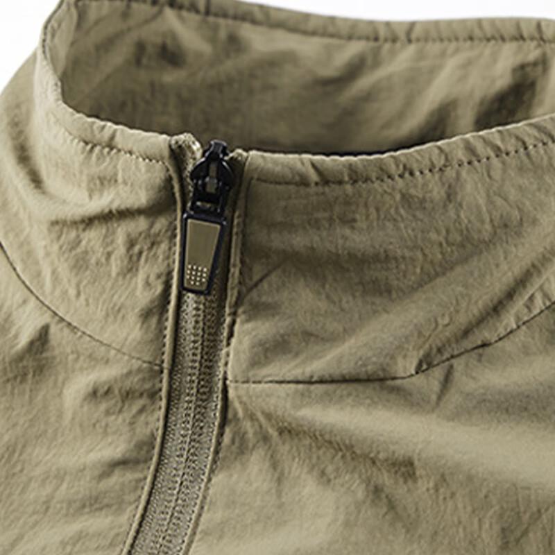 JEEP SPIRIT Men's Stand Collar Solid Casual Jacket